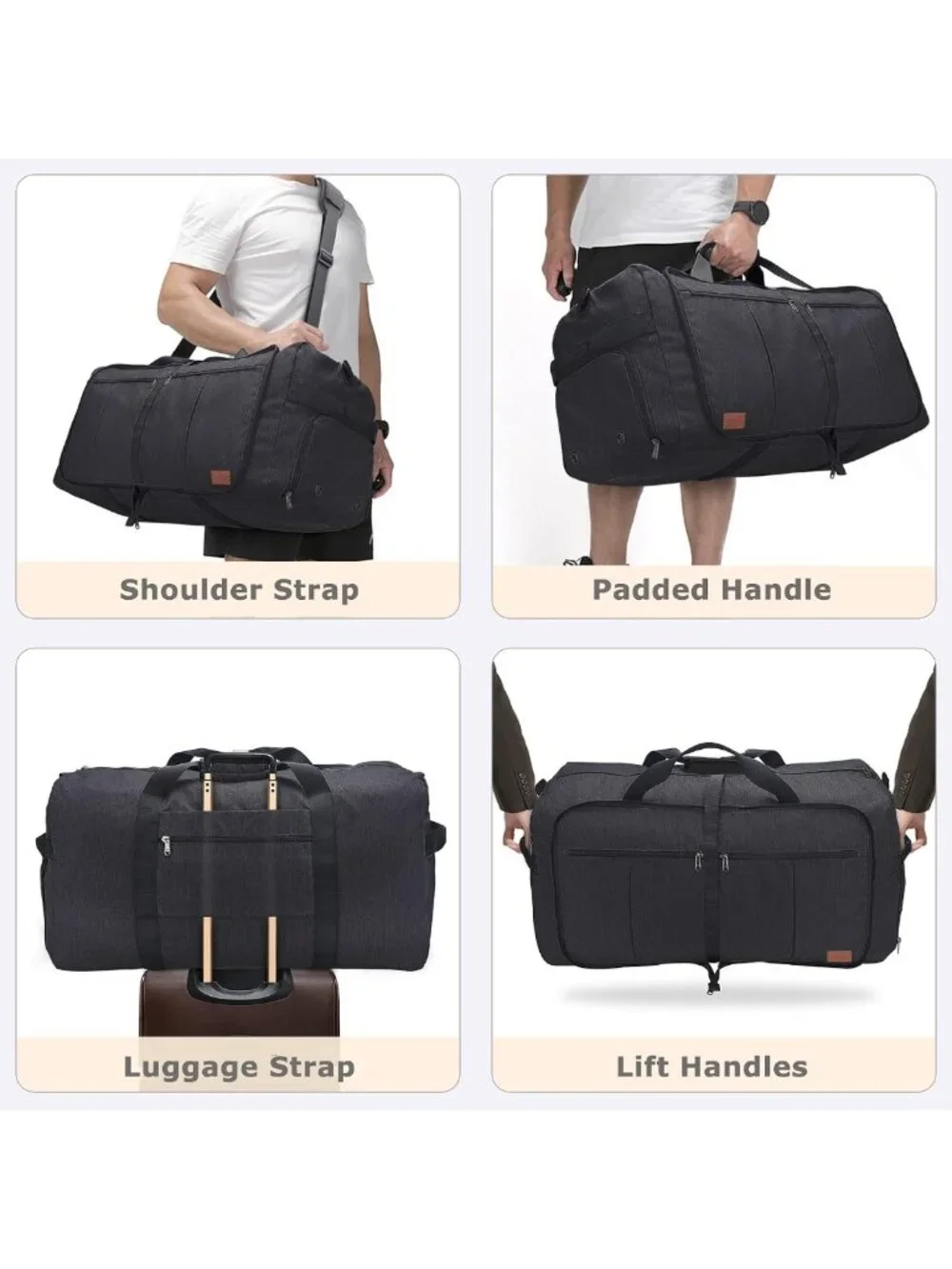 120L Waterproof Foldable Travel Duffel Bag - Lightweight, Collapsible, Unisex